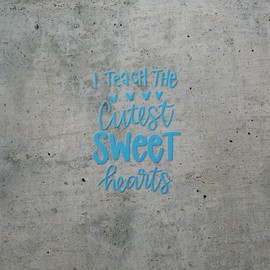 Decal Stickers of Cutest Sweet Hearts (Azure Blue) (Set of 2) Luxury Weatherproof Vinyl Decal Stickers for Laptop Desktop Smartphone Car Dirt Bike Wall Room Mason Jar Bathtub - ANDsticg90355BE