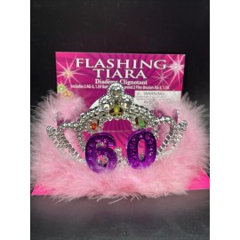 Forum 60th Birthday Flashing Tiara (Batteries Included)