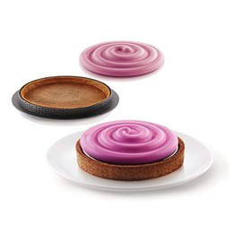 Silikomart - KIT MINI TARTE TWIST - SET FÜR TARTEN Mini tarte Twist, Metall