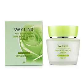 3W CLINIC Snail Moist Control Cream 50g / 1.76oz