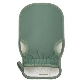 Aswdbbn Exfoliating Glove (Original) Machine Washable Newly Upgraded With Thumb Holes Korean Body Scrubber 100% Vegan Viscose Exfoliating Mitt for Dead Skin Removal, Keratosis Pilaris & Self-Tan Prep