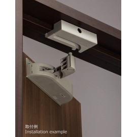 Hinged Door Soft Closer (Gray), Right-Hand, 99 lbs (441N)