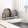 Kitchen Cabinet Storage Shelves Plates Dishes Chopping Board Storage Rack