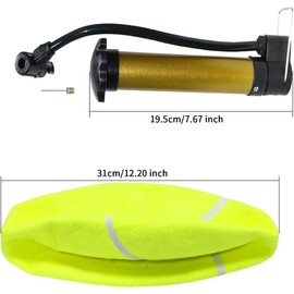 XLYBSST Oversize Giant Tennis Balls, Inflatable Tennis Balls for Signature, Children Adult Pets Dogs Cats Fun (Shipped Deflated)