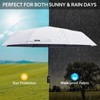 G4Free 46 Inch Travel Compact Umbrella Windproof UPF 50+ UV