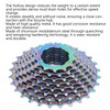 Fupei 10-Speed 11‑28T Cassette, Wear-resistant Bicycle Freewheel Cassette Hollow for