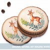 10 PCS 8-9 Inch Large Wood Slices for Centerpieces, with