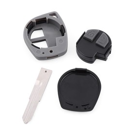 ZJchao 2 Botones de Llave Remota, Remote Key 2 Botones Motocicletas Shell Case Fob Apto para Vitara Swift Ignis SX4 Liana Alto