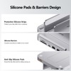 PULWTOP USB-C Stand Hub with SSD Enclosure for Mac Mini,