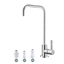 Bifordo Drinking Water Tap,Lead-Free Water Filter Tap,Easy to Install Reverse Osmosis Tat for Kitchen Bar Sink,Brushed Nickel SUS304 Stainless Steel