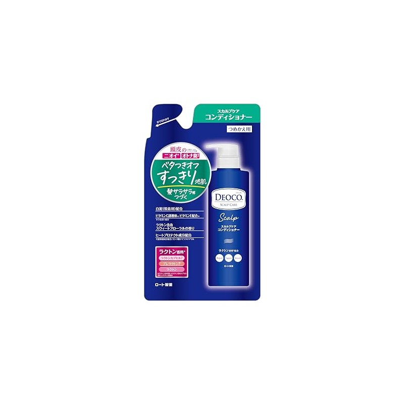 Deoco Scalp Care Conditioner Refill 13.1 oz (370 g), Sweet