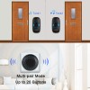 KERUI Wireless Doorbell Plug-In LED Lights Waterproof Long Range Receiver