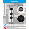 Hibbent Pull Out Sink Sprayer, 2 Function Kitchen Faucet Head,