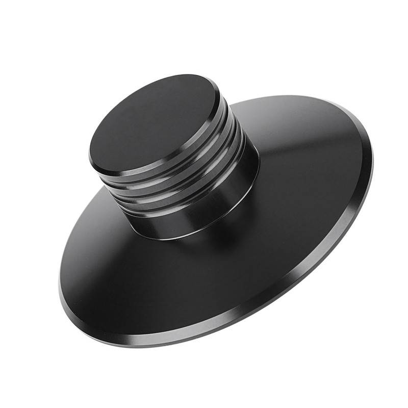 NEW Black Record Weight Clamp LP Vinyl Turntables Metal Disc