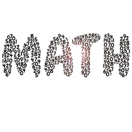 Vinyl Wall Decal Mathematics Math Symbols Numbers Teen Room Stickers Mural Large Decor (g2563) Black