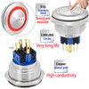 30mm Latching Push Button Switch Big Button Switches DPDT/SPDT Waterproof