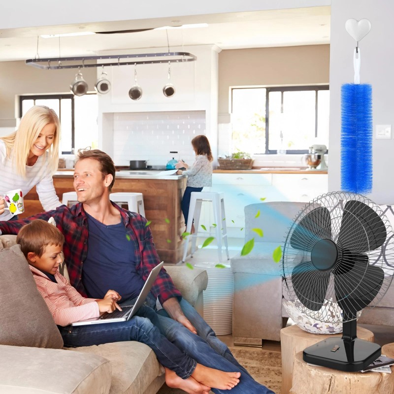 3-Pack Fan Cleaning Brush with Bendable Microfiber Dust Cleaning Brush