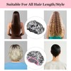 4 Pcs Aluminum Foil Heat Cap for Cinditioning,Hair Dyeing And