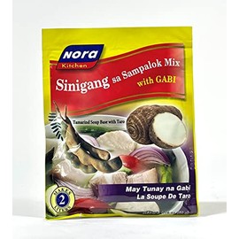 Nora Kitchen Sinigang sa Sampalok Mix with GABI 1,76 oz (Tamarind Soup Base with TARO 50 grams) 6-PACK