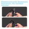 Pack of 70 Rubber Grommets - Cable Grommet Waterproof Rubber
