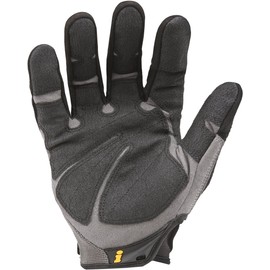 Ironclad Heavy Utility Work Gloves HUG, High Abrasion Resistance, Performance Fit, Durable, Machine Washable, (1 Pair), X-LARGE,Black & Grey