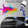 Throohills Professional HVLP Spray Gun, 1.4/1.7/2.0mm Nozzle HVLP High Atomization