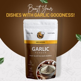 ProChef Pure Garlic Powder | Ideal for Cooking, Seasoning & Marinades | Freshly Packed Garlic Ground Powder for Maximum Flavour & Aroma | Essential Spice for Everyday