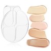 Baluue Makeup Mixing Palette Mixing Tray Spatula for Foundation Cosmetics