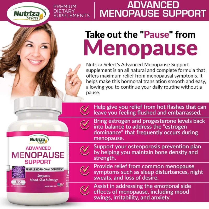 Nutriza Avanzada Menopausia Soporte - Natural Mujer Hormonal