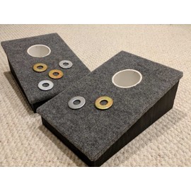 Hole Slant Washer Pitching / Horseshoes Game