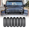 Vancroser Wrangler Front Grille Cover Mesh Cover Grille Insert Front