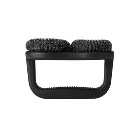 Farberware Barbecue Dual Grill Brush with Handle, Black