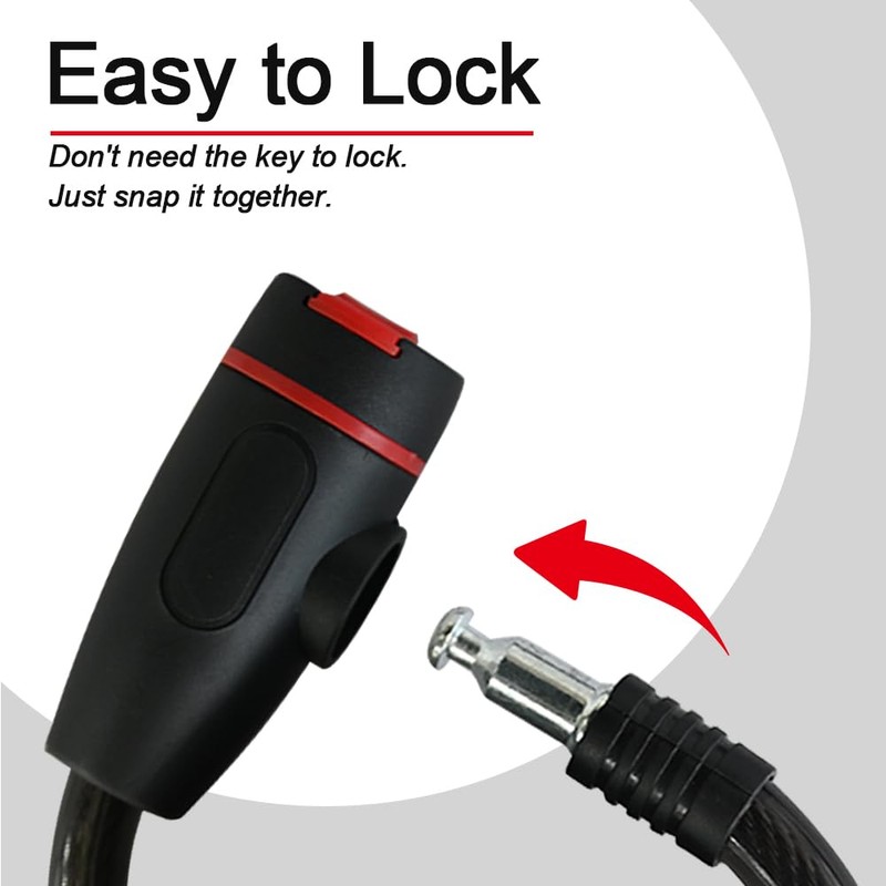 Armo© Bike Lock Heavy Duty Bicycle Lock with Mounting Bracket