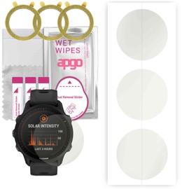 apgo 3x MATTE Hydrogel Screen Protector for Garmin Forerunner 955 Solar, Hydrogel Film, with positioning layer easy installation