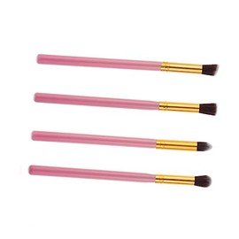 BIUDECO 4pcs Eyeshadow Brush Set Portable Makeup Tools for Blending Soft Horse Hair Design for Eye Lip and Blush Application for Travel and Everyday Use