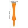 Pack of 100 Orange Golf Tees, 70 mm Plastic Golf