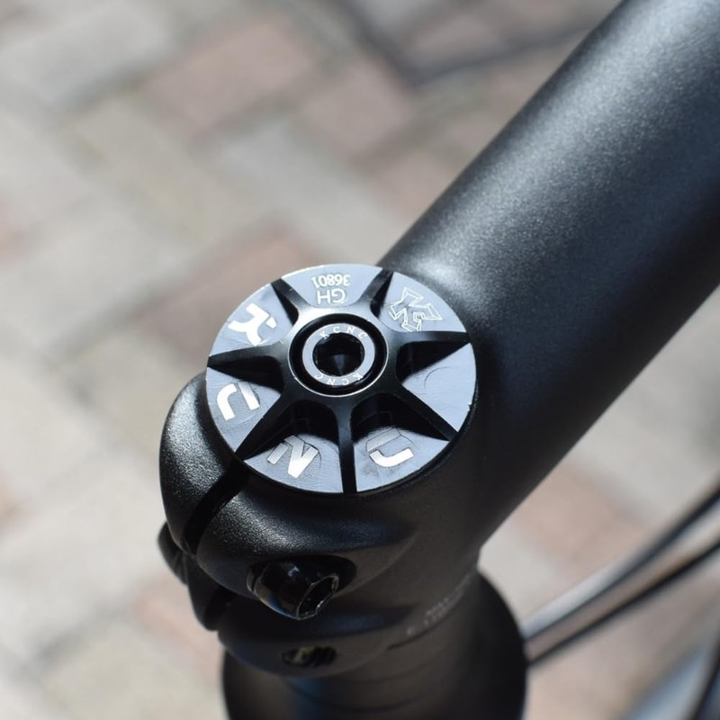 ケーシーエヌシー(KCNC) 自転車 軽量 ヘッドパーツセット SLアヘッドキャップセット ブラック 36899 506301