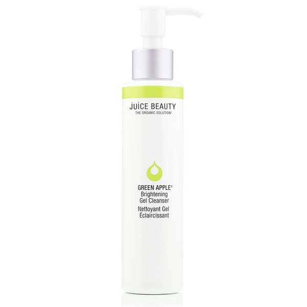 Juice Beauty GREEN APPLE Brightening Gel Cleanser, Antioxidant-Rich Cleanser for a Brighter Complexion, Hydrates & nourishes with algae - 4.5 fl oz