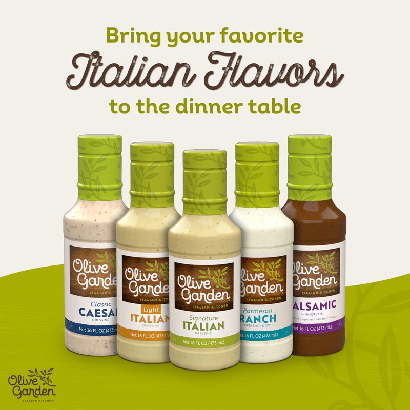Olive Garden Signature Italian Dressing, 16 fl. oz., Made with