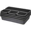 PXLAATY Drawer Dividers Storage Trays Stationery Accessories Cosmetic Trays Set