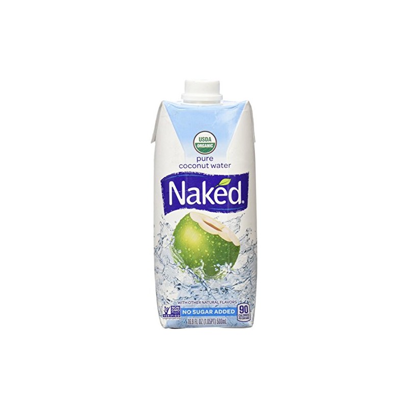 NAKED JUICE 100% Pure Organic Coconut Water, 16.9 Oz