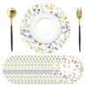 Paper Placemats Disposable 50 Pack Spring Flowers Place Mats 13.4