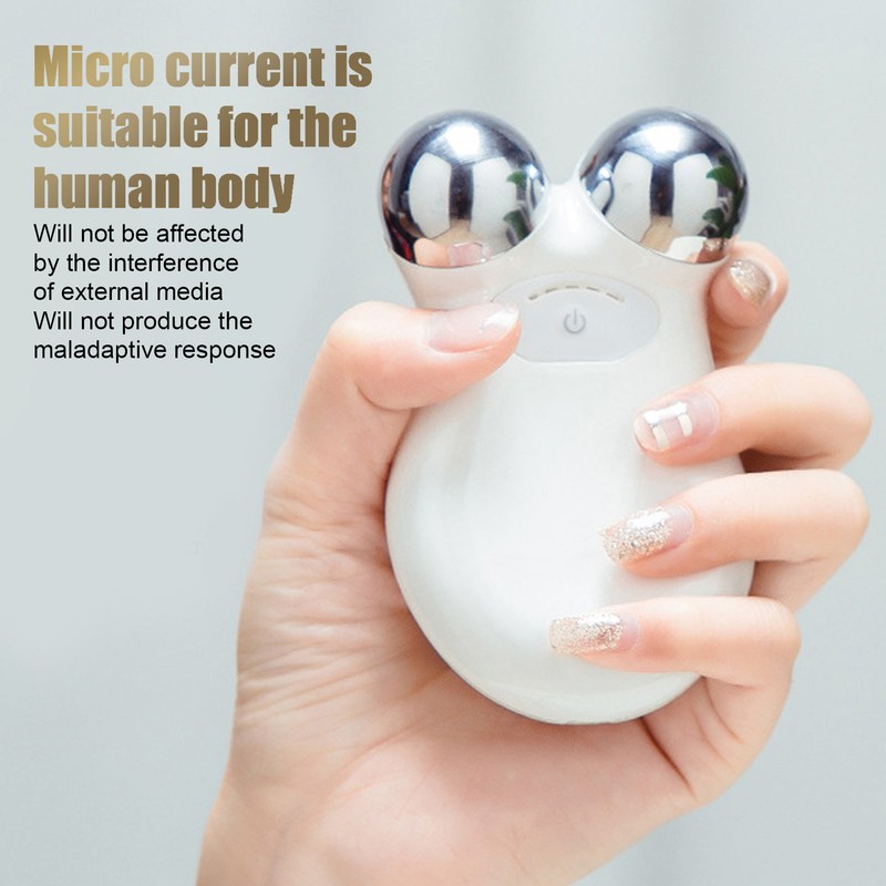 Microcurrent Skin Massager 3 Gears Face Firming Tightening Lifting EMS
