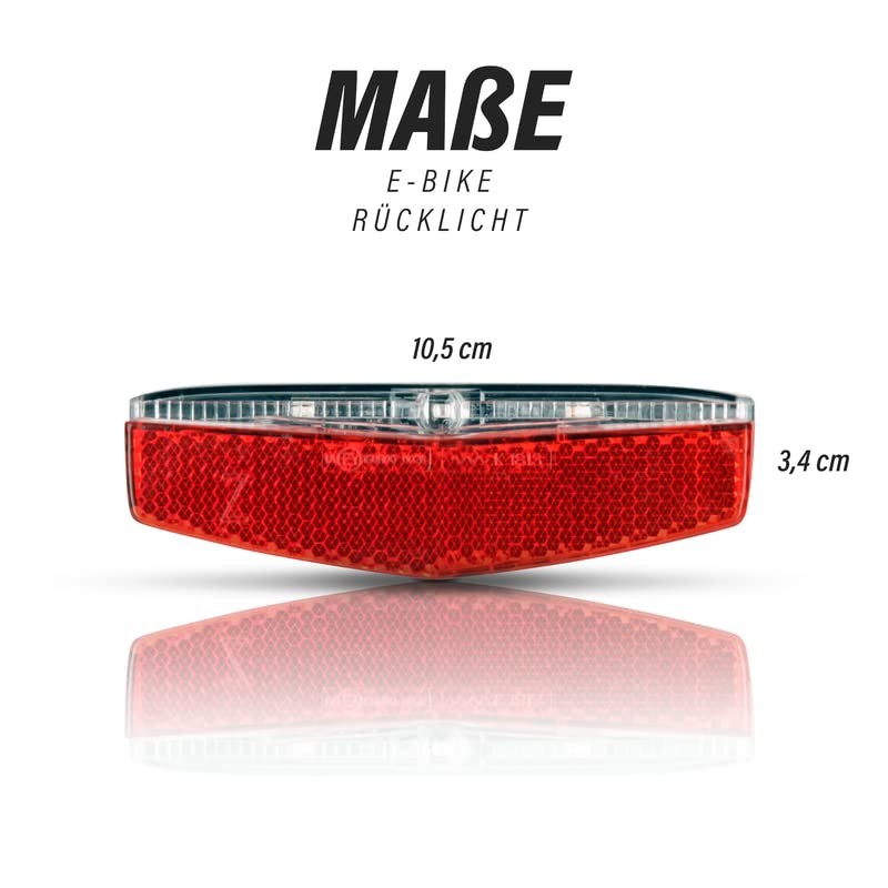 LED Bicycle Rear Light for E-Bike (6-60 V) – Bicycle