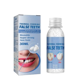 Kit de Reparación de Dientes Moldeable con Calor, Material Reutilizable y No Tóxico para Restauración Dental Temporal en el Hogar Para Una Sonrisa Más Radiante