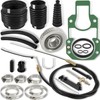 Transom Bellows Repair Reseal Kit & Lower Shift Cable For