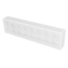 Rectangular Floral Centerpiece Clear Acrylic Flower Vase for Dining Table