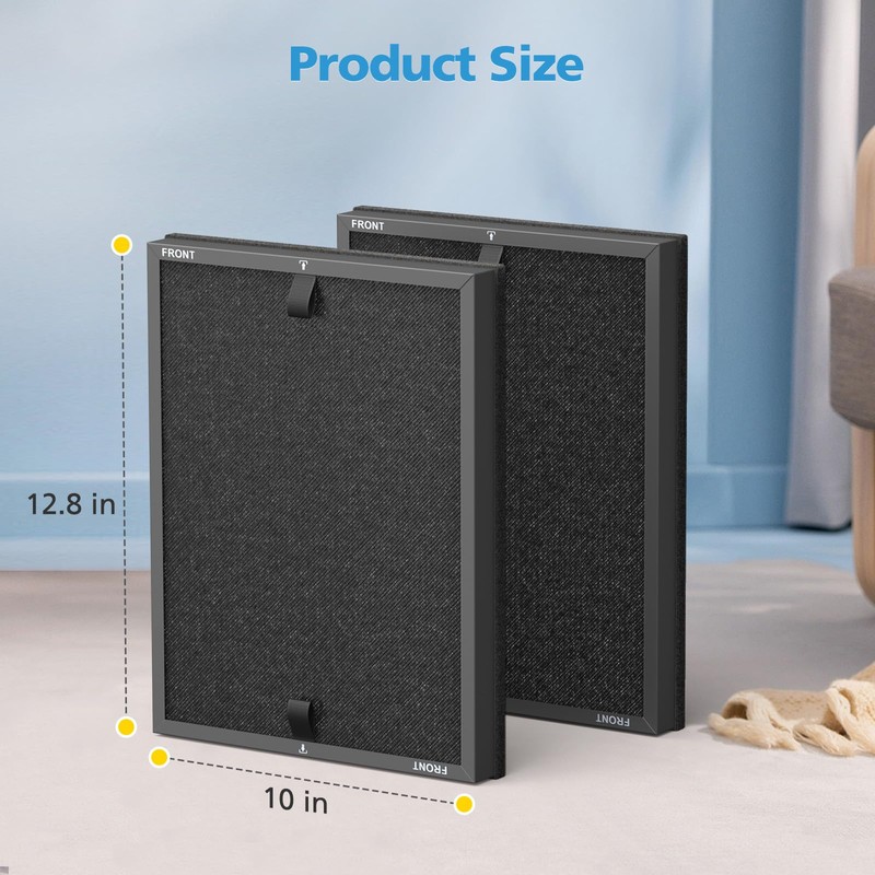 4 Pack HAP602 Replacement Filter Compatible with ECOSELF HAP602 /