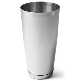 Chef Inox 18/8 Stainless Steel Cocktail Shaker Base with Glass