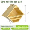 Nalwort Dove Nesting Box, Solid Wood Mourning Dove Nesting Box,
